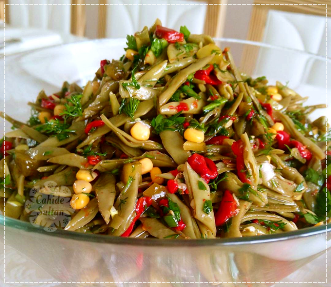 fasulye salatası