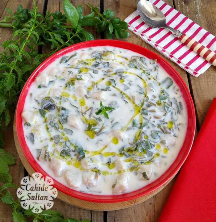 köfteli semizotlu borani köfteli cacık1