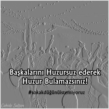 sokak düğünü istemiyoruz