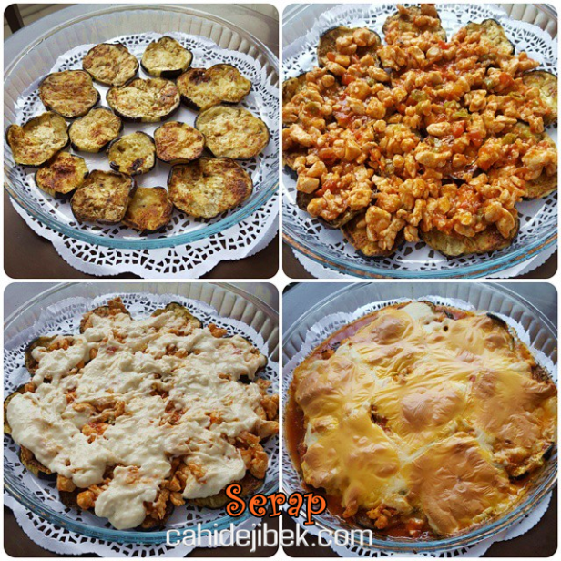 Tavuklu beşamel soslu musakka