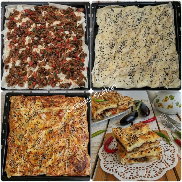 patlıcanlı börek nasıl yapılır