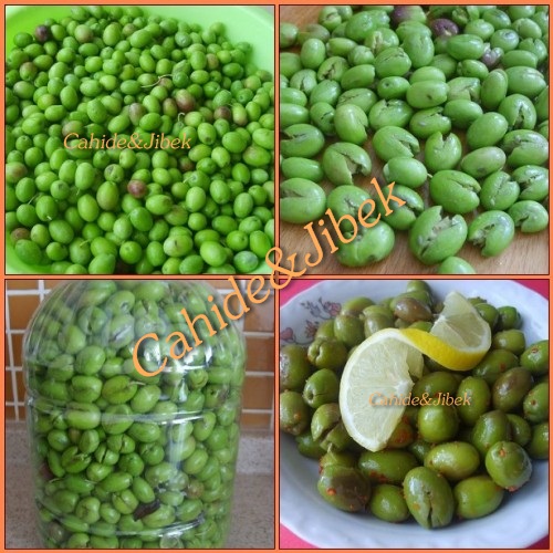 Kışlık zeytin yapımı