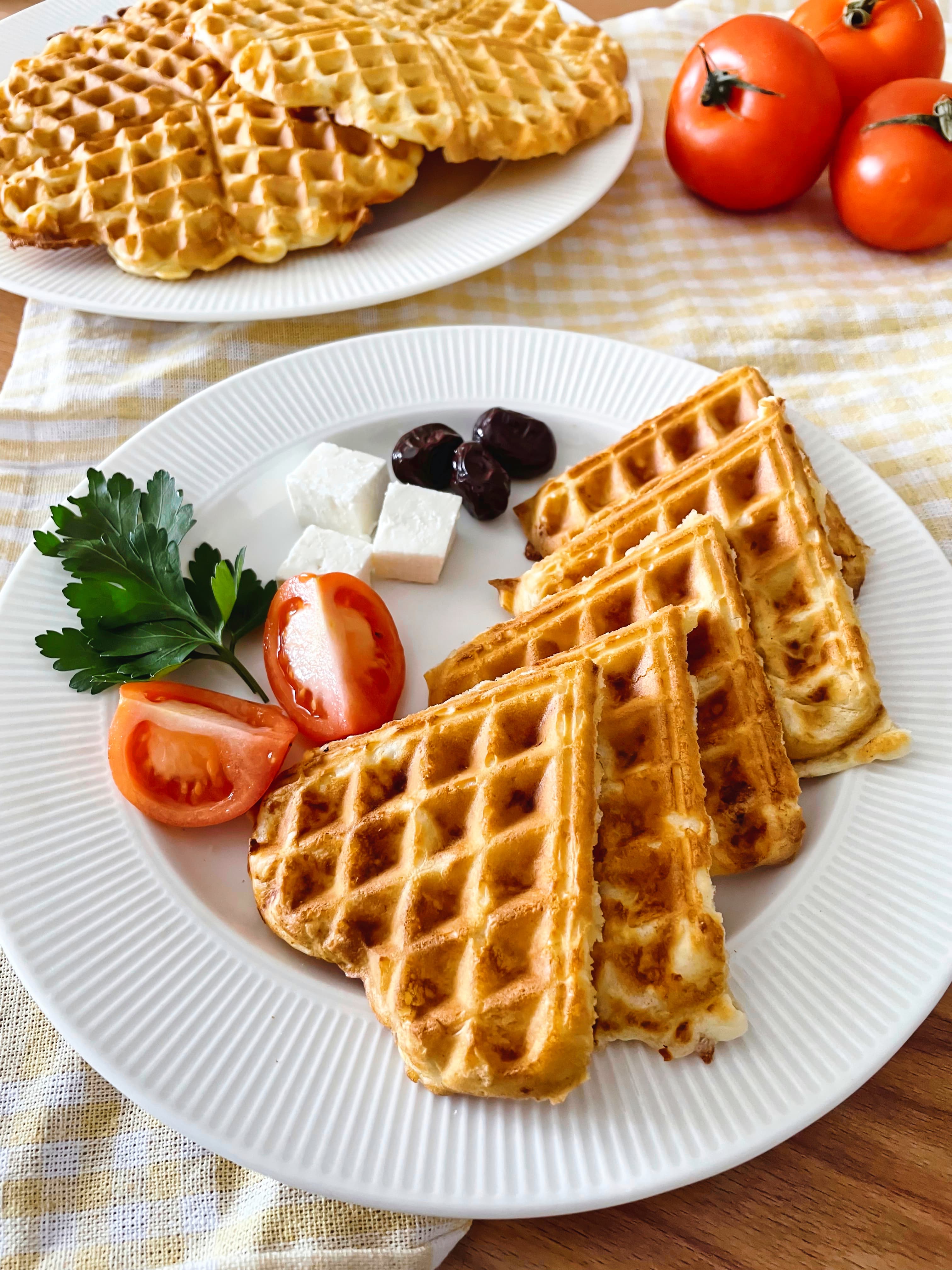Kaşarlı Waffle Tarifi