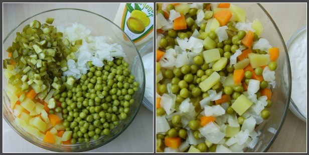 ***LAHANALI,YOĞURTLU RUS SALATASI***