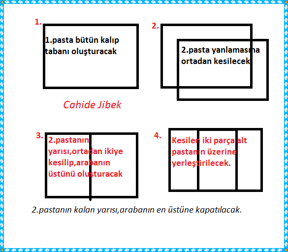 Araba pastanın yapımı